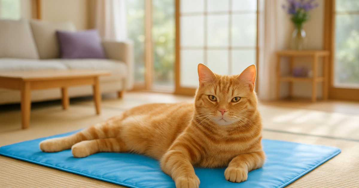猫の夏用涼感グッズ 選び方と注意