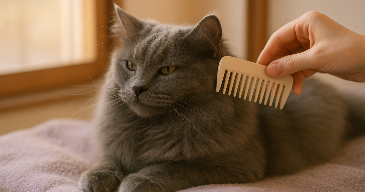 猫の毛玉のほぐし方｜引っ張らない手順