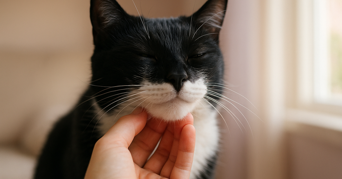 猫のあごニキビ｜黒いブツブツのケア手順