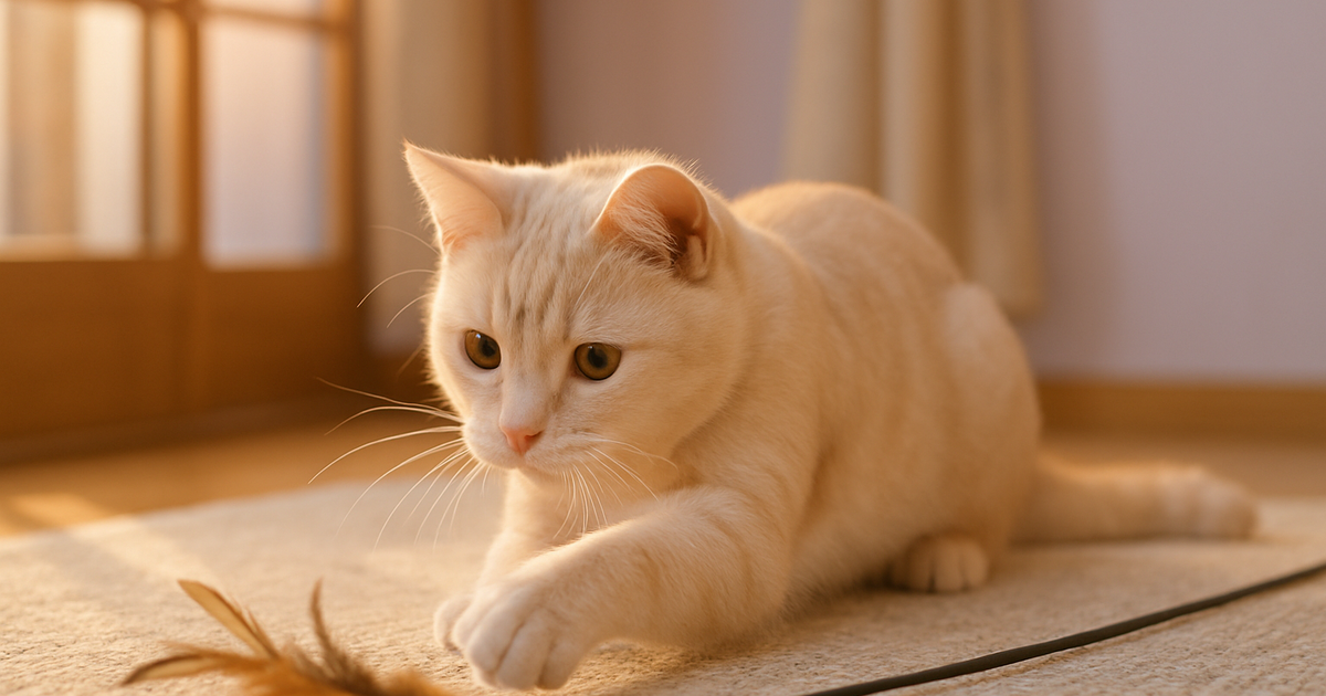 猫がおもちゃで遊ばない｜原因と試す順番